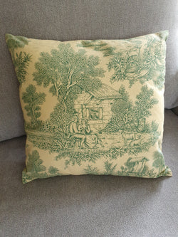 Cushion - 'Pastoral' (green)